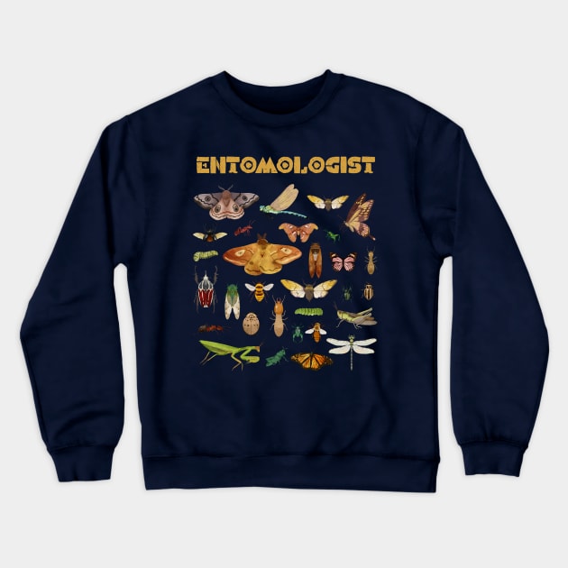 Entomologist Crewneck Sweatshirt by Ray Crimson